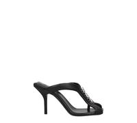 Givenchy Black Leather Stiletto Heel Sandals - EU37/US7