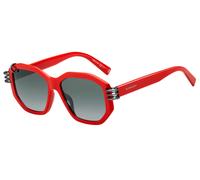 Givenchy Donna Givenchy GV 7175/G/S C9A/9O Occhiali da sole Acetato Rosso Grigio Squadrata Normale Sfumato