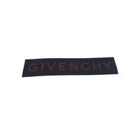 Givenchy Sciarpa Foulard Stola Lana Nero Big Logo