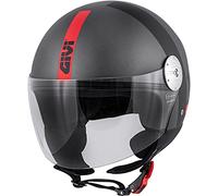 GIVI 10.7 Mini-J Concept Casco a getto (Gray Matt,S (56))