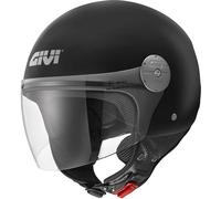 Givi 10.7 Mini-J Solid, casco aperto S (56) male Nero Opaco
