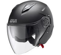GIVI 12.3 Stratos Casco Jet, nero opaco, Taglia S