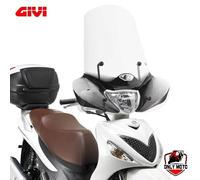 GIVI 169A SOLO PARABREZZA TRASPARENTE CON PARAMANI SUZUKI SIXTEEN 150 2008 2016