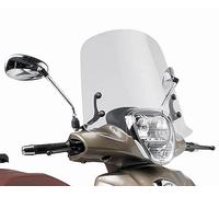 givi 357a+a357a cupolino trasparente compatibile con piaggio beverly 125-300 ie-350 2010 2011 2012 2013 2014 2015 2016 2017 2018 2019 2020 mototopgun