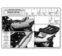 GIVI 361F ATTACCO POSTERIORE MONOKEY E MONOLOCK MOTO YAMAHA XJR 1300 2014 14