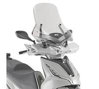 GIVI 6114 DT + D6114KIT KIT PARABREZZA SCHERMO SU STAFFE ORIGIN KYMCO 300 AGILTY