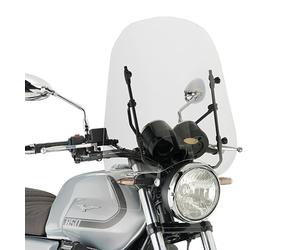 GIVI 8206A SOLO PARABREZZA TRASPARENTE 48,5 x 50 MOTO GUZZI V7 850 STONE 21 - 24