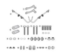 GIVI A6109A KIT ATTACCHI PARABREZZA 6109A KYMCO LIKE 50-125-150 2017 2024