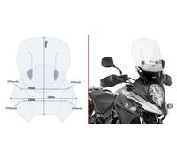 GIVI AF3112 GIVI AF3112 CUPOLINO AIRFLOW TRASPARENTE
