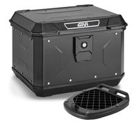GIVI ALP44B2 BAULETTO MONOLOCK 44L ALLUMINIO NERO TOP CASE KIT PIASTRA UNIVERSAL