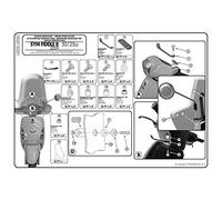 A293A - Givi Kit attacchi per 293A SYM Fiddle II 50-125 (09 > 14)