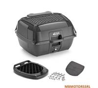 GIVI B45B+ BAULETTO 45L MONOLOCK NERO 2 CASCHI RETE TAPPETO SCHIENALINO INCLUSI
