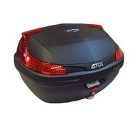 GIVI B47 Blade Monolock Custodia con piastra, nero, Taglia 50 litri