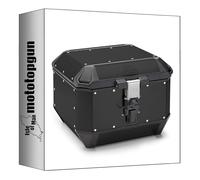 givi bauletto ala44b monokey trekker alaska alluminio nero 44 lt + atacco compatibile con kawasaki ninja 1000 sx 2020 2021 2022 2023 2024 mototopgun ala44b + 4130fz + m5