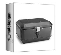 givi bauletto ala56b monokey trekker alaska alluminio nero 56 lt + atacco compatibile con kawasaki ninja 1000 sx 2020 2021 2022 2023 2024 mototopgun ala56b + 4130fz + m5