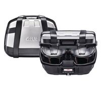 GIVI BAULETTO MONOKEY TREKKER 52LT NERA FINITURE IN ALLUMINIO TRK52N TRIUMPH