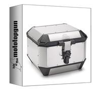 givi bauletto monokey trekker alaska alluminio 44 lt 6kg + attacco compatibile con moto guzzi v85 tt 2019 2020 2021 2022 2023 MOTOTOPGUN