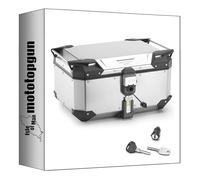 givi bauletto obkev58a monokey trekker outback evo smart alluminio 58 lt + attacco compatibile con suzuki dl 1000 v-strom 2014 2015 2016 MOTOTOPGUN