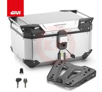 GIVI BAULETTO OUTBACK OBKN58 PIASTRA SR4114 M8B KAWASAKI VERSYS 650 2015-2021