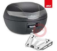 GIVI BAULETTO TOPCASE V40NT + PIASTRA SRA3112 SUZUKI DL 1000 V-STROM 2017-2019