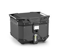Givi bauletto trekker outback evo smart lock Alluminio nero OBKEV42B 42lt.