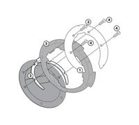 GIVI BF09 FLANGIA PER BORSA SERBATOIO TANKLOCK PER DUCATI MONSTER 1100 2011