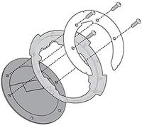 Flangia Tanklock Serbatoio Givi BF23