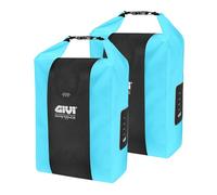Coppia Borse Laterali "Junter" per Bici, 20+20L, Azzurre, Impermeabili - Givi EX