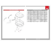 Givi Blade Logo cromato per B37/47, taglia 40, colore: Nero