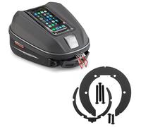 GIVI BORSA TANKLOCK ST611+FLANGIA TAPPO SERBATOIO PER TRIUMPH Trident 660 21-25