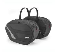 GIVI Borse laterali EASY10 – Espandibili 27–35 L – Coppia Nero