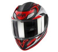 Givi casco integrale 50.8 Brave - NeroOpaco/Titanio/Rosso M