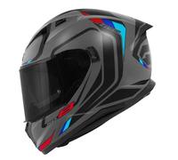 Casco Integrale Givi 50.8 MACH1 Grigio opaco / Nero / Rosso