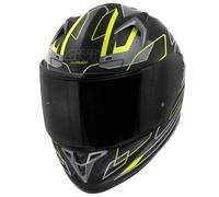 Givi casco integrale 50.9 Assault - Nero Opaco Grigio Giallo fluo L