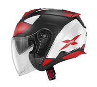 Givi casco jet X.25 Target - Nero Bianco Rosso XL