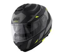 Givi casco modulare X.21 Evo Number - Nero opaco Titanio Giallo