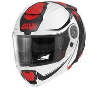Givi casco modulare X.27 Dimension - Nero opaco / Bianco / Rosso