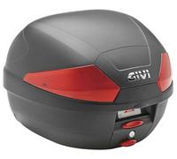 GIVI Chiusura Mono B29N Top Custodia Nero, Rosso Riflessivo Lente B29N2