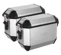 Givi coppia di valigie laterali Monokey® Trekker Alaska in alluminio 36lt.