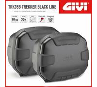 GIVI COPPIA VALIGIE LATERALI NEW TREKKER II TRK35B litri 35 NERE Alluminio