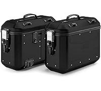 Coppia Valigie Laterali Givi Trekker Dolomiti 36 Litri Alluminio Nero