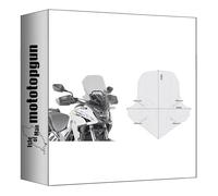 givi cupolino fumé d1171s compatibile con honda cb 500 x 2019 2020 2021 2022 2023 mototopgun d1171s