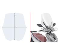 D6113ST - Parabrezza Givi Trasparente 53.5x49.5 Kymco People S 125-150-200