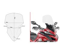 GIVI D7406ST Cupolino specifico trasparente 59 x 43 cm