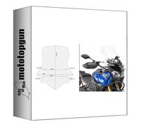 givi cupolino trasparente d2119st compatibile con yamaha xt 1200 z super ténéré 2010 2011 2012 2013 2014 2015 2016 2017 2018 2019 2020 MOTOTOPGUN