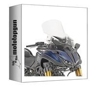 givi cupolino trasparente d2144st + attacco compatibile con yamaha niken 900 2019 2020 2021 2022 2023 2024 MOTOTOPGUN