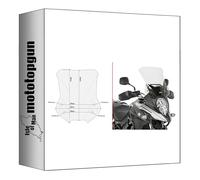 givi cupolino trasparente d3112st compatibile con suzuki dl 650 v-strom 2017 2018 2019 2020 2021 2022 2023 2024 MOTOTOPGUN