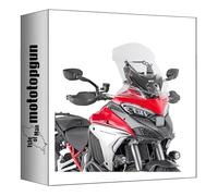 givi cupolino trasparente d7413st compatibile con ducati multistrada v4 / s 2021 2022 2023 2024 MOTOTOPGUN