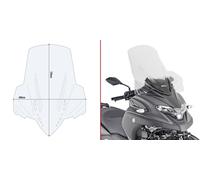 GIVI D2149ST SOLO PARABREZZA TRASPARENTE YAMAHA TRICITY 300 2020- 2024