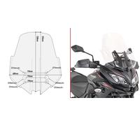 GIVI D4120ST KAWASAKI Versys 1000 (17 > 18)Cupolino specifico